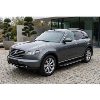 Bočné prahy Bosphore Grey (2 ks, hliník) Infiniti FX 2003–2008 fotografia 1