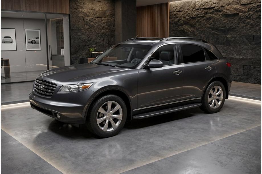 Infiniti FX 2003–2008 Bočné nášľapy Bosphore Black (2 ks, hliník) Image