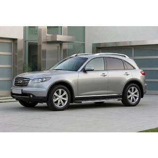 Bočné nášľapy Duru (2 ks, hliník) Infiniti FX 2003–2008 fotografia 1