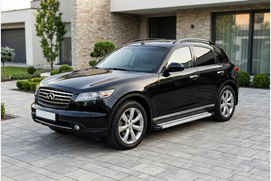 Infiniti FX 2003–2008 Bočné nášľapy Maya V2 (2 ks, hliník) Image