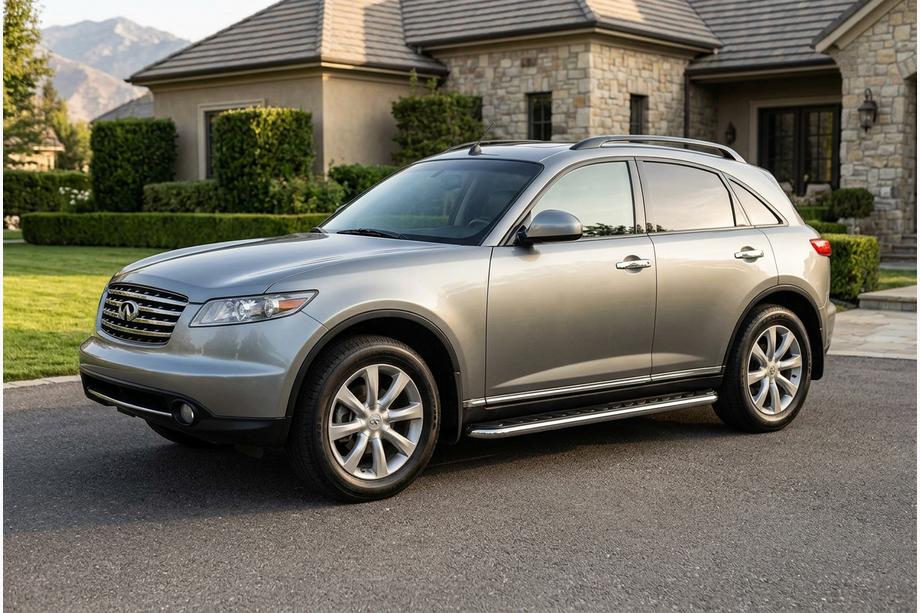 Infiniti FX 2003–2008 Bočné nášľapy Maydos V1 (2 ks, hliník) Image