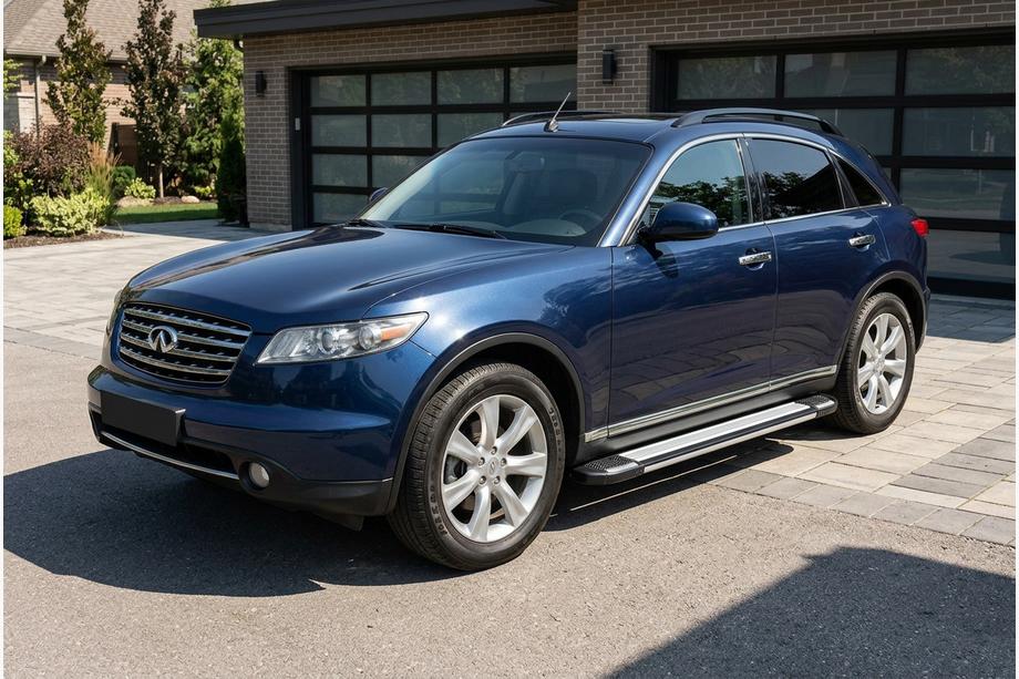 Infiniti FX 2003–2008 Bočné nášľapy Rainbow (2 ks, hliník) Image