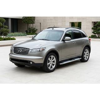 Mevsim Grey bočné nášľapy (2 ks, hliník) Infiniti FX 2003–2008 fotografia 1