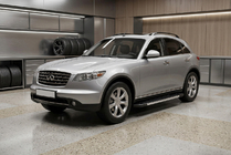 Infiniti FX 2003–2008 Bočné nášľapy RedLine (2 ks, hliník) fotografia 1