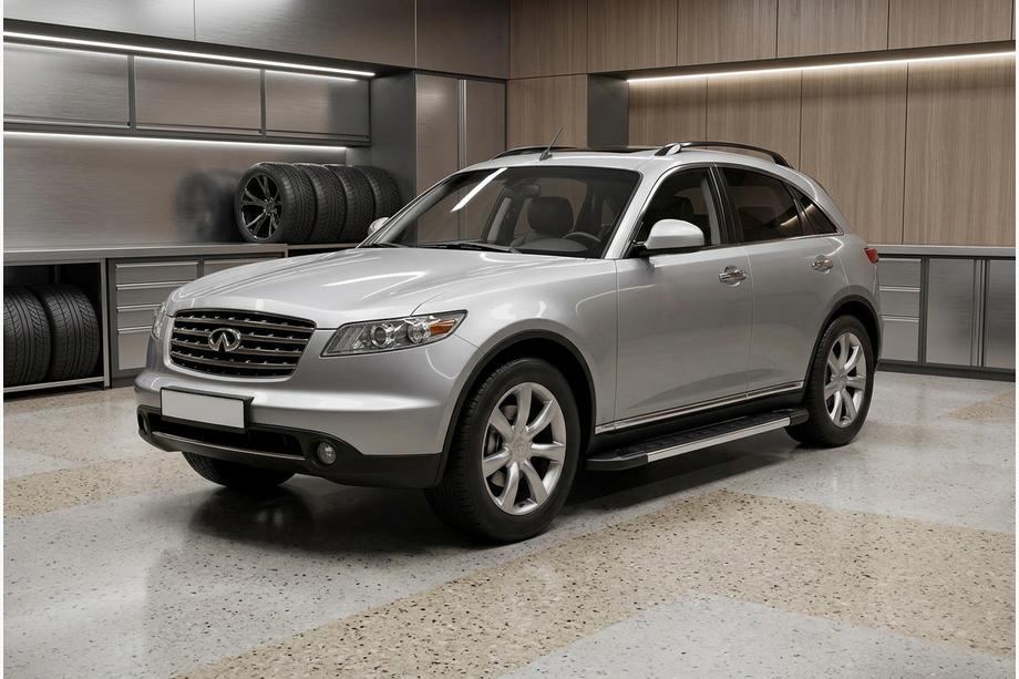 Infiniti FX 2003–2008 Bočné nášľapy RedLine (2 ks, hliník) Image