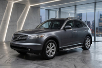 Infiniti FX 2003–2008 Bočné nášľapy Sunrise (2 ks, hliník) fotografia 1