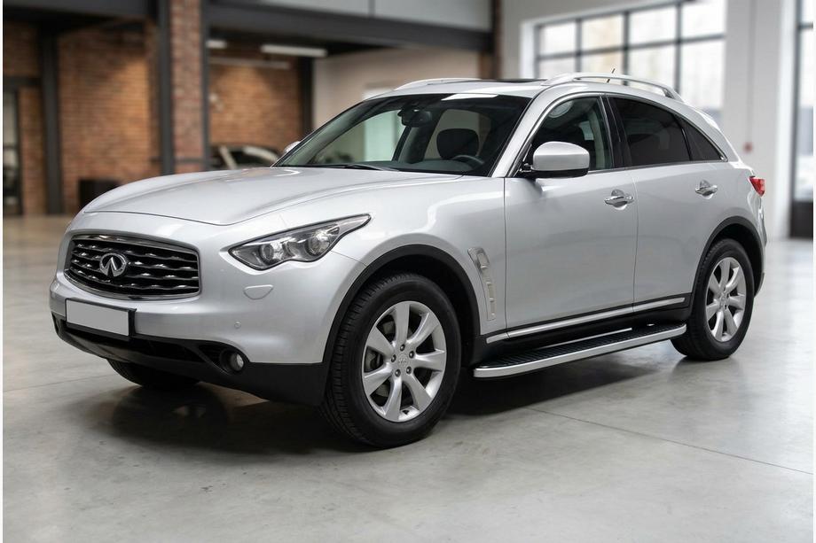 Infiniti FX 2003–2008 Bočné prahy Tayga Grey (2 ks, hliník) Image