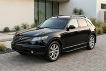 Infiniti FX 2003–2008 Bočné prahy Tayga Black (2 ks, hliník) fotografia 1