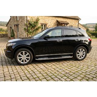 Bočné nášľapy Tayga V2 (2 ks, hliník) Infiniti FX 2003–2008 fotografia 1