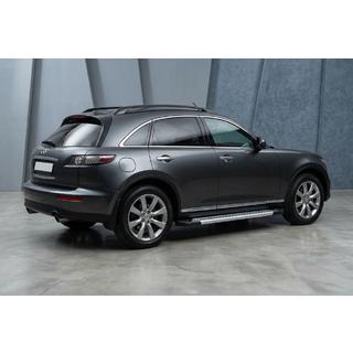 Bočné nášľapy Vision New Grey (2 ks, hliník) Infiniti FX 2003–2008 fotografia 1