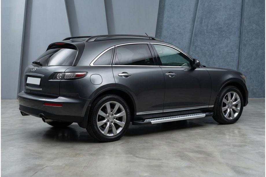 Infiniti FX 2003–2008 Bočné nášľapy Vision New Grey (2 ks, hliník) Image