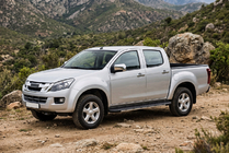 Isuzu D-Max 2011–2019 Bočné prahy Bosphore Grey (2 ks, hliník) fotografia 1