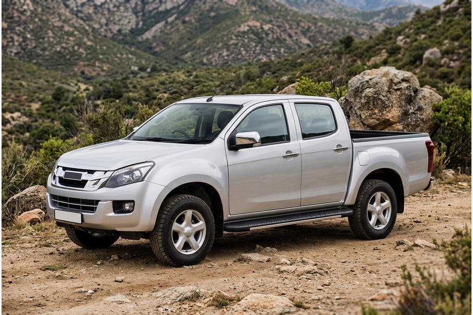 Isuzu D-Max 2011–2019 Bočné prahy Bosphore Grey (2 ks, hliník) Image