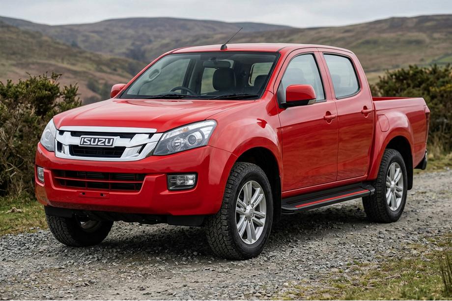 Isuzu D-Max 2011–2019 Bočné nášľapy Maya Red (2 ks., hliník) Image