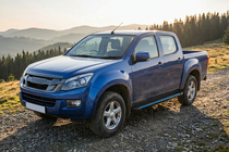 Isuzu D-Max 2011–2019 Bočné nášľapy Maya Blue (2 ks, hliník) fotografia 1