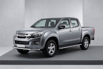 Isuzu D-Max 2011–2019 Bočné nášľapy Maydos V1 (2 ks, hliník) fotografia 1