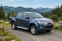 Isuzu D-Max 2011–2019 Bočné nášľapy Allmond Grey (2 ks, hliník) fotografia 1