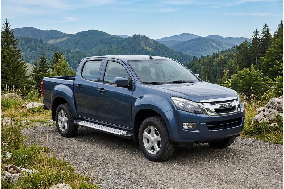 Isuzu D-Max 2011–2019 Bočné nášľapy Allmond Grey (2 ks, hliník) Image