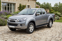 Isuzu D-Max 2011–2019 Bočné prahy Tayga Black (2 ks, hliník) fotografia 1