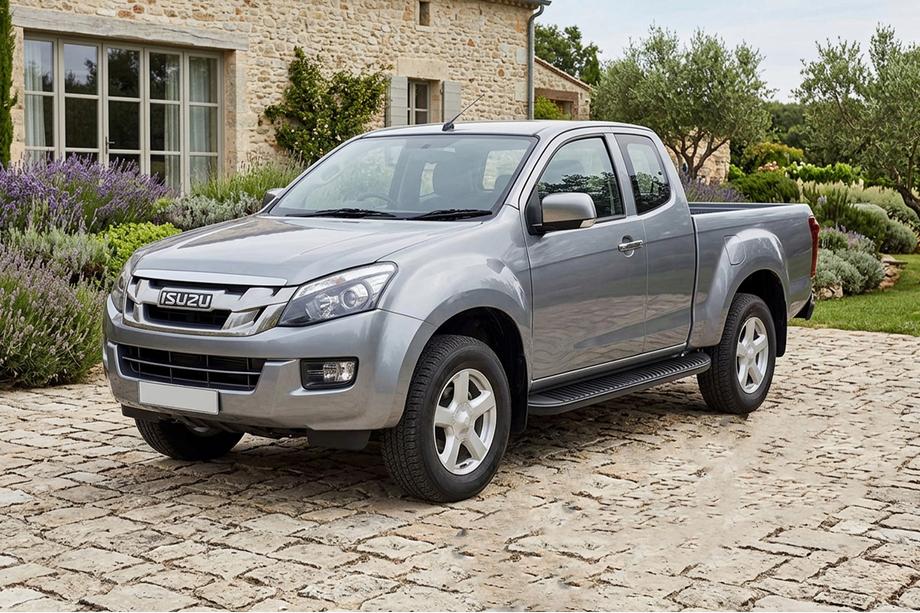 Isuzu D-Max 2011–2019 Bočné prahy Tayga Black (2 ks, hliník) Image