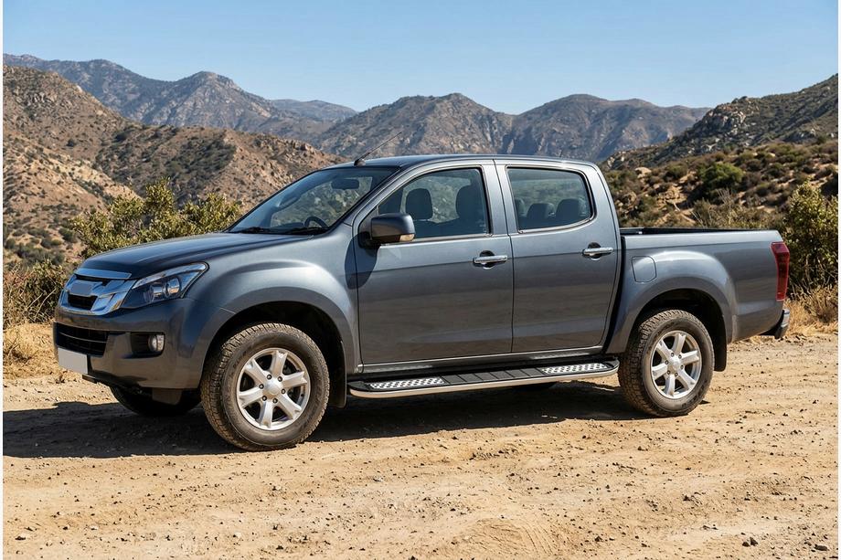 Isuzu D-Max 2011–2019 Bočné nášľapy Tayga V2 (2 ks, hliník) Image