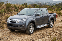 Isuzu D-Max 2011–2019 Bočné nášľapy Vision New Grey (2 ks, hliník) fotografia 1