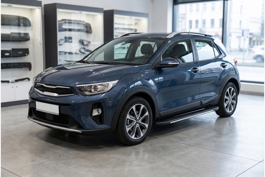 Kia Stonic 2017– Bočné nášľapy Bosphorus Grey (2 ks, hliník) Image