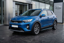 Kia Stonic 2017– Bočné nášľapy Maya Blue (2 ks, hliník) fotografia 1