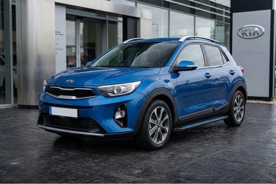 Kia Stonic 2017– Bočné nášľapy Maya Blue (2 ks, hliník) Image