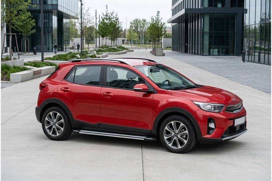Kia Stonic 2017– Bočné nášľapy Rainbow (2 ks, hliník) Image