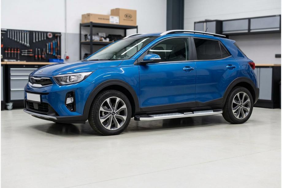 Kia Stonic 2017– Mevsim Grey bočné nášľapy (2 ks, hliník) Image
