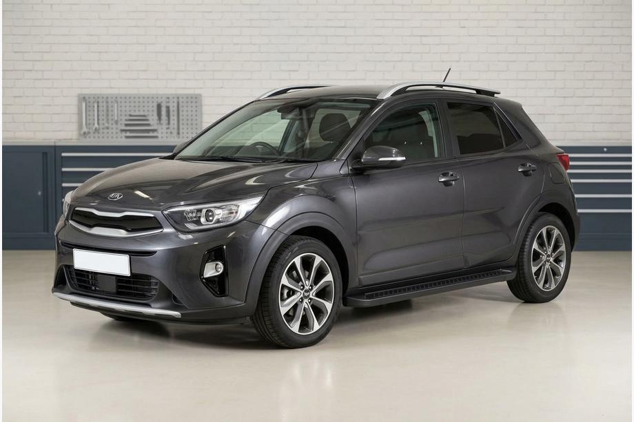 Kia Stonic 2017– Bočné nášľapy Allmond Black (2 ks, hliník) Image