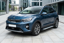 Kia Stonic 2017– Bočné nášľapy Allmond Grey (2 ks, hliník) fotografia 1