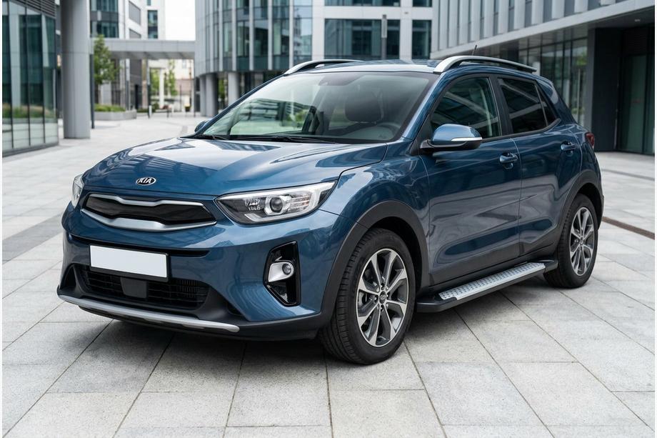 Kia Stonic 2017– Bočné nášľapy Allmond Grey (2 ks, hliník) Image
