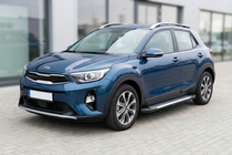 Kia Stonic 2017– Bočné prahy Line (2 ks, hliník) fotografia 1