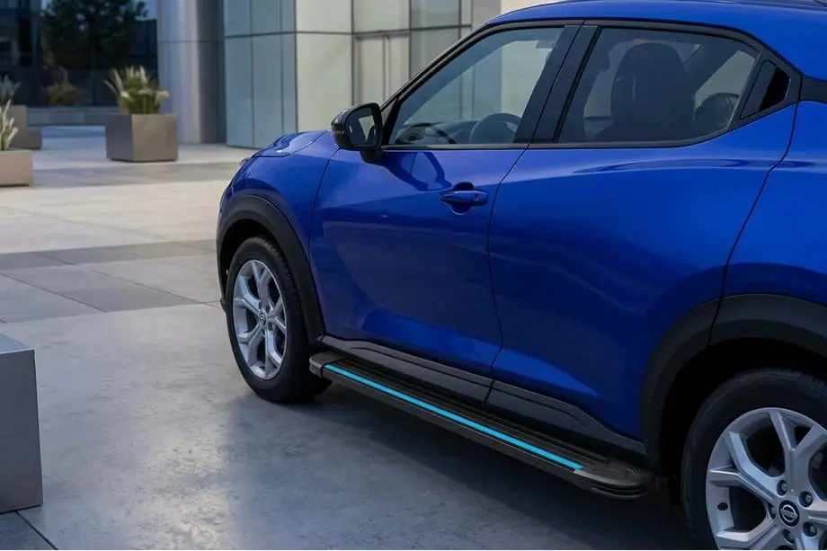 Nissan Juke 2020– Bočné nášľapy Maya Blue (2 ks, hliník) Image