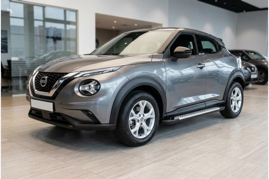 Nissan Juke 2020– Bočné nášľapy Allmond Grey (2 ks, hliník) Image