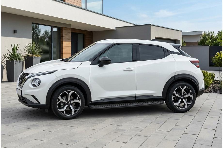 Nissan Juke 2020– Bočné prahy Tayga Black (2 ks, hliník) Image