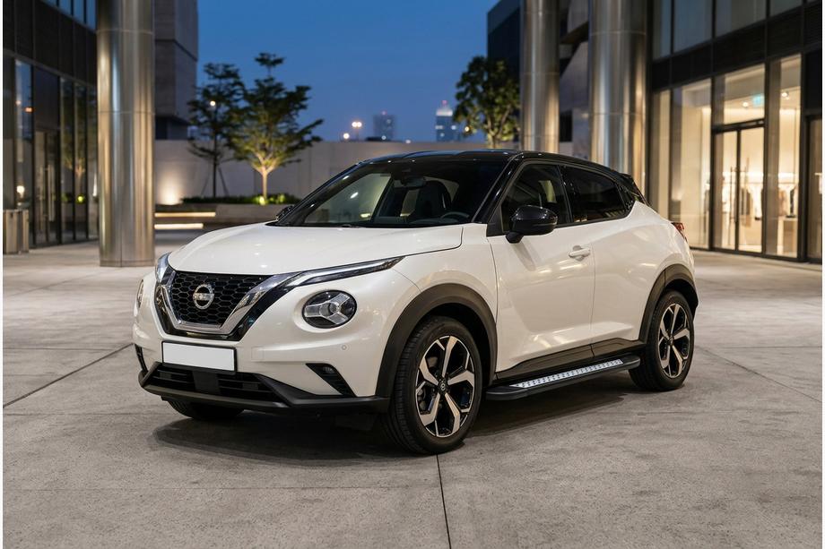 Nissan Juke 2020– Bočné nášľapy Vision New Black (2 ks, hliník) Image
