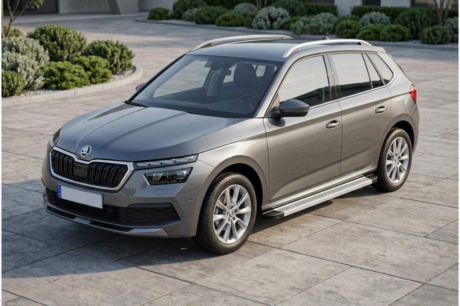Skoda Kamiq 2019– Bočné nášľapy Maya V2 (2 ks, hliník) Image