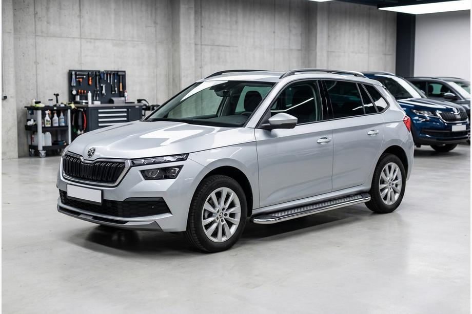 Skoda Kamiq 2019– Bočné nášľapy Maydos V2 (2 ks, hliník) Image