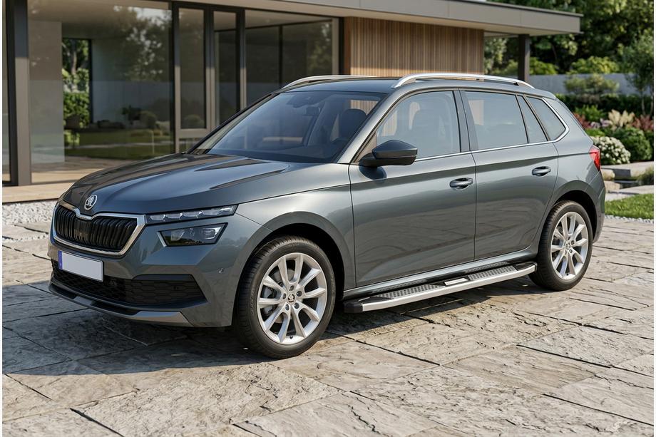 Skoda Kamiq 2019– Mevsim Grey bočné nášľapy (2 ks, hliník) Image