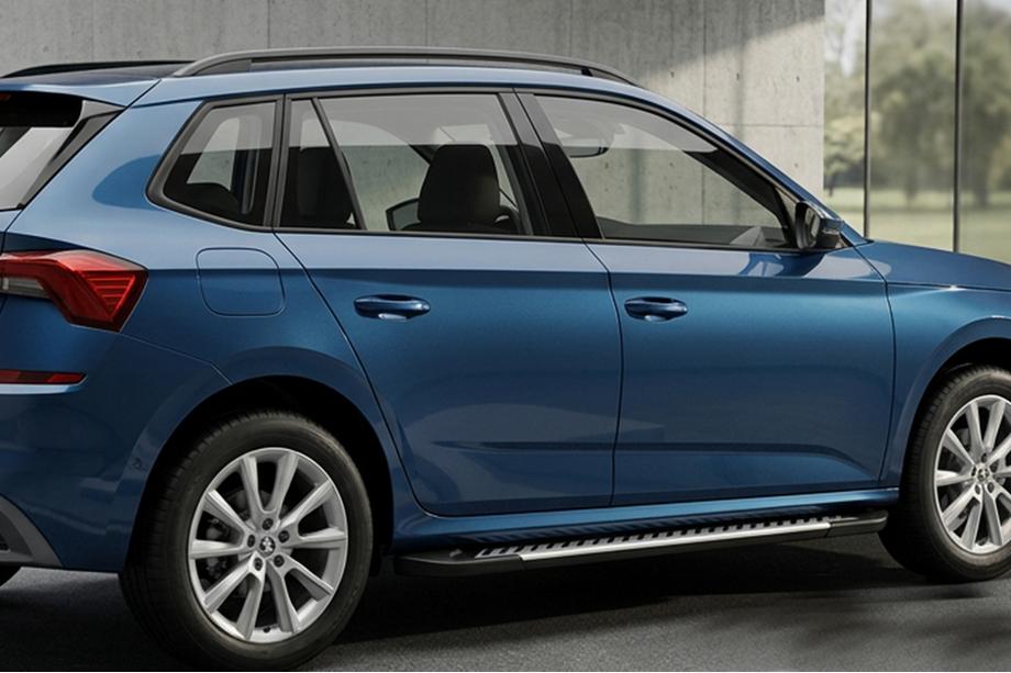 Skoda Kamiq 2019– Bočné prahy Line (2 ks, hliník) Image