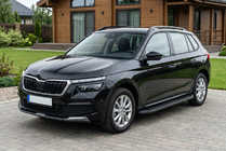 Skoda Kamiq 2019– Bočné prahy Tayga Black (2 ks, hliník) fotografia 1