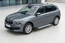 Skoda Kamiq 2019– Bočné nášľapy Vision New Grey (2 ks, hliník) fotografia 1