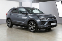 SsangYong Korando 2019– Bočné prahy Bosphore Grey (2 ks, hliník) fotografia 1