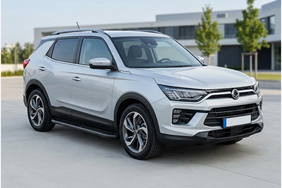 SsangYong Korando 2019– Bočné nášľapy Bosphore Black (2 ks, hliník) Image