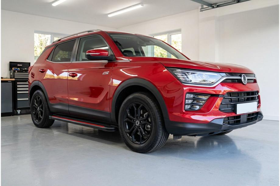 SsangYong Korando 2019– Bočné nášľapy Maya Red (2 ks., hliník) Image
