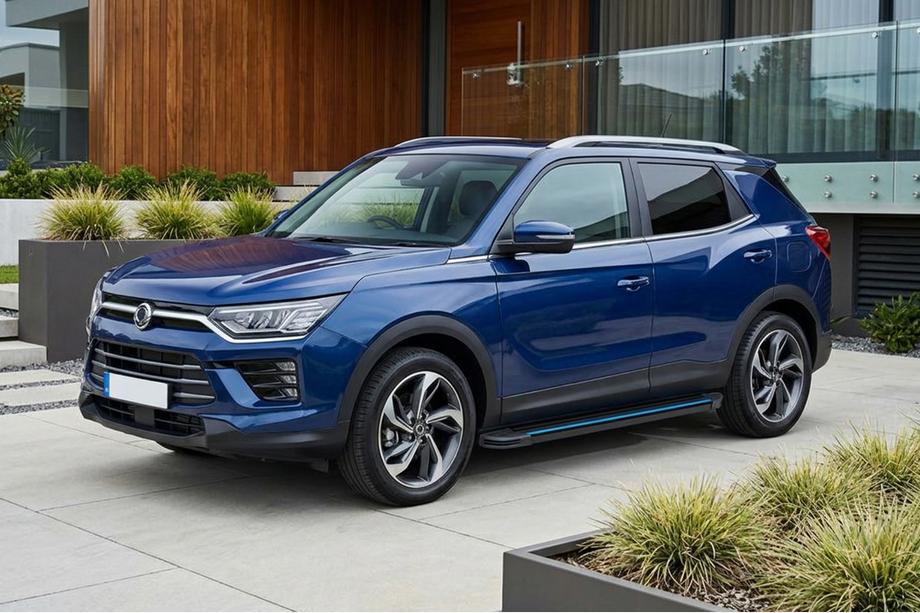 SsangYong Korando 2019– Bočné nášľapy Maya Blue (2 ks, hliník) Image
