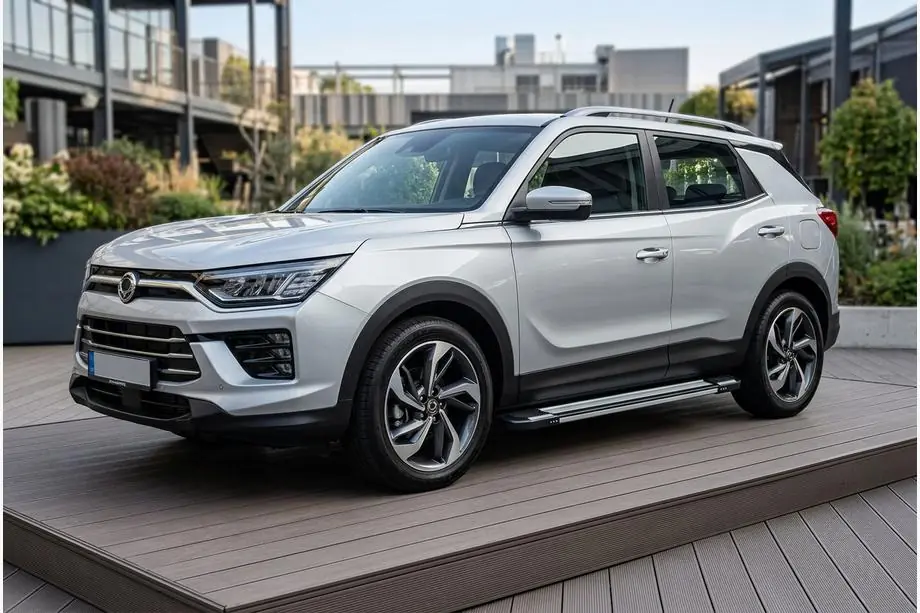 SsangYong Korando 2019– Bočné nášľapy Rainbow (2 ks, hliník) Image